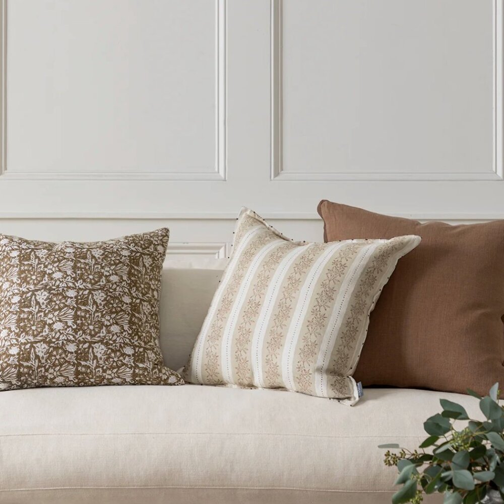 McGee Nettles Block Print Pillow Cover